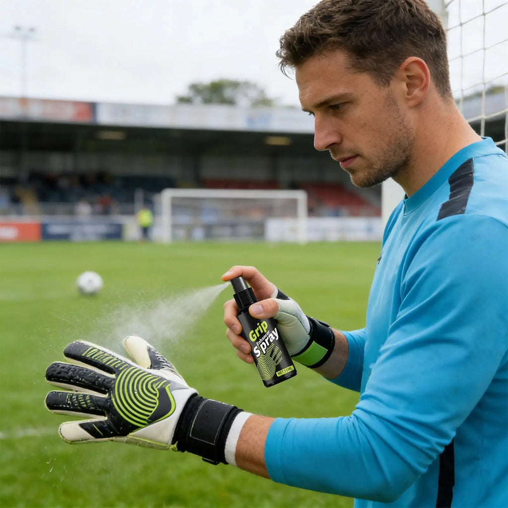 Goalie Glove Glue 55ml Anti-Slip Grip Enhancer Glue Grip Spray for Football Gloves for Soccer Volleyball Baseball Boxing Golf