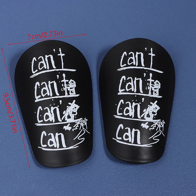 1Pair Mini Football Shin Pad Wear-resistant Shock Absorbing Leg Protector Lightweight Portable Soccer Training Shank Board