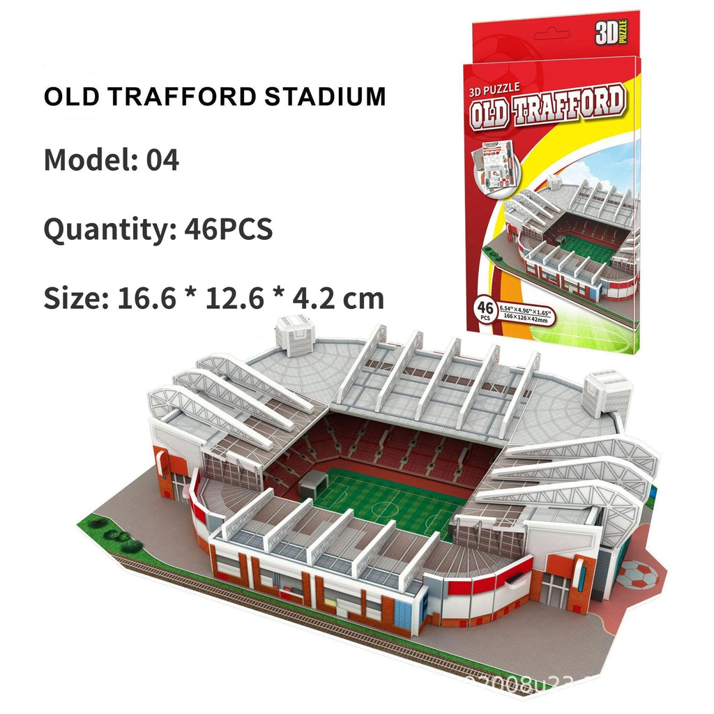 3D paper stadium puzzle model for passionate  football fans to fight with your home team