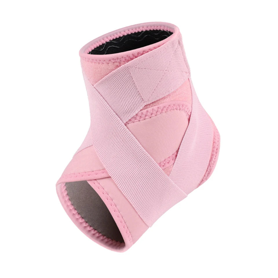 1Pcs Ankle support Comfortable Breathable Sports Compression Wraparound Ankle Protection Silicone Anti-slip Soccer Basketball