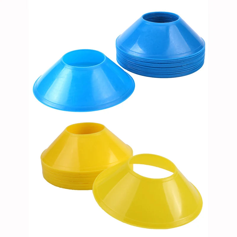 10pcs  Mini Soccer Cones Durable Soccer Training Discs  Cone Set Football Training Equipment For Kid Adults Disc Cones