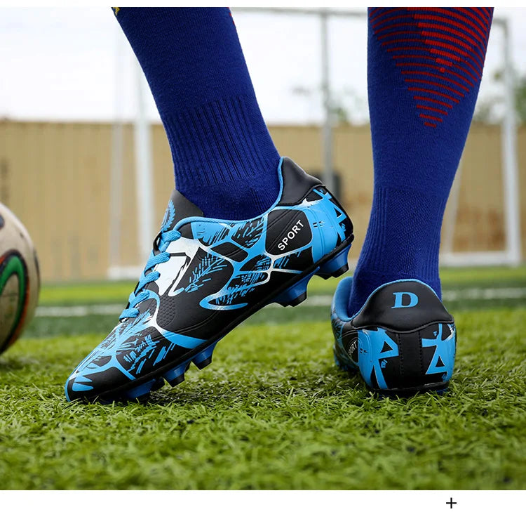 New Men Soccer Shoes Kids Cleats Grass Adult Professional Football Boots Ultralight Non-Slip Boys Training Shoes Drop 31-43